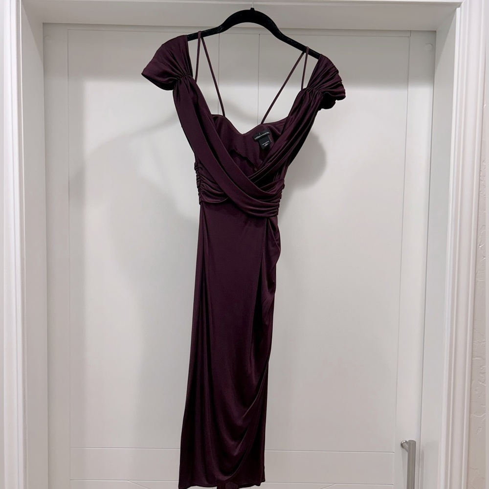 Fabulous Stretchy Cocktail Dress with Sexy Neckline